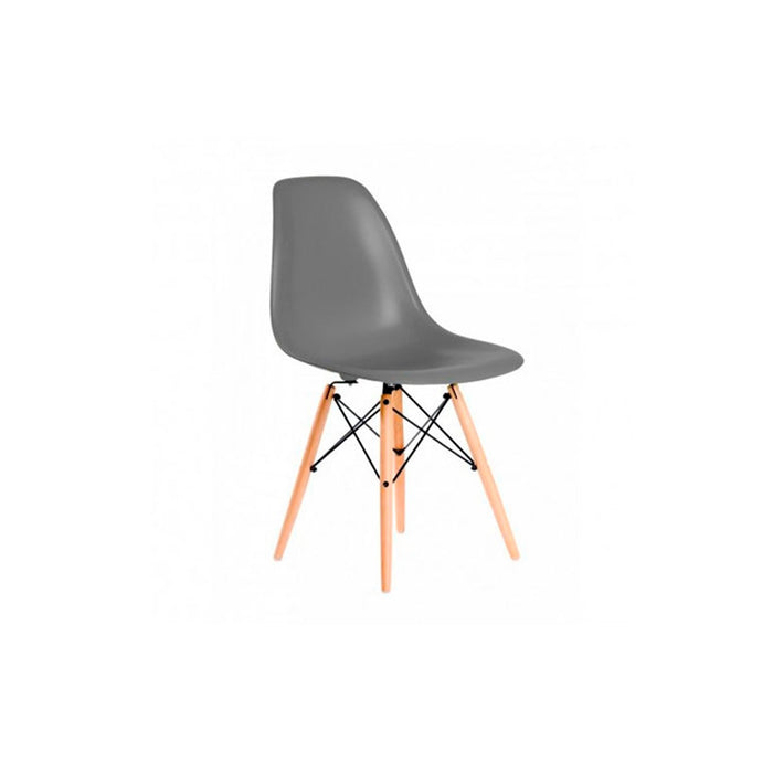 Silla Estilo Eames Plata