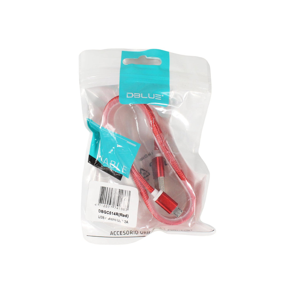 Cable micro USB a USB 2.0 1mt