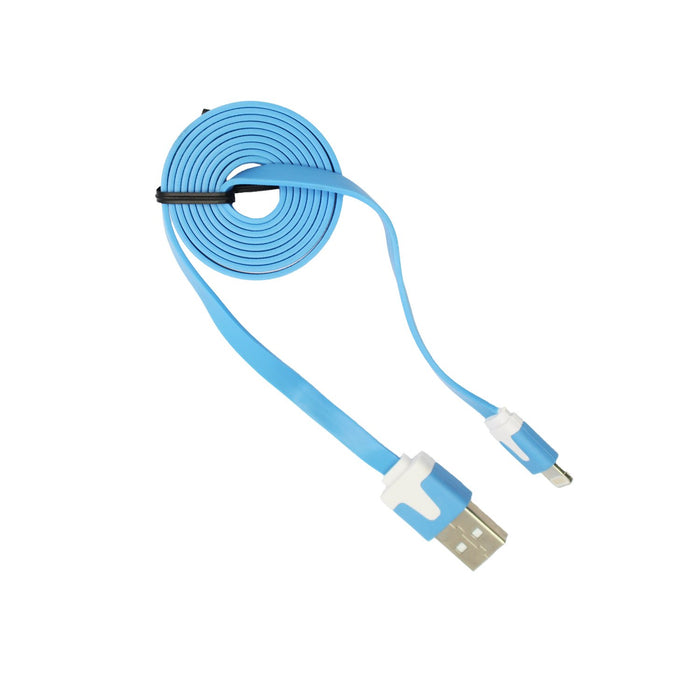 Cable DBlue USB plano a Lightning, 1 mts.