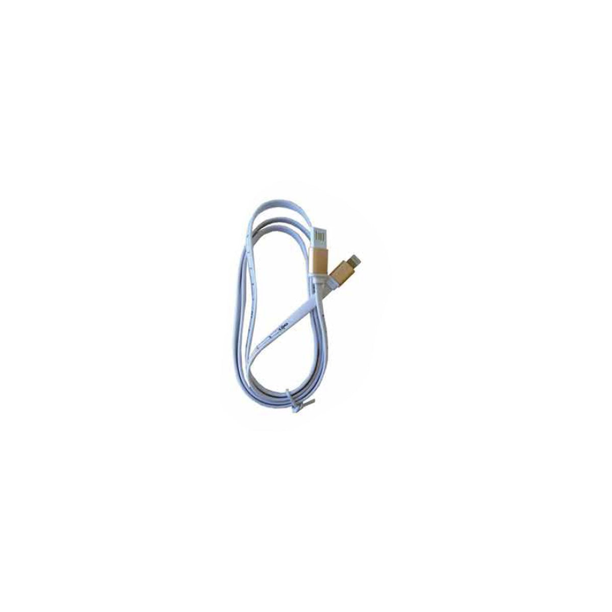 Cable USB a Lightning plano, con regla, 1 mts.