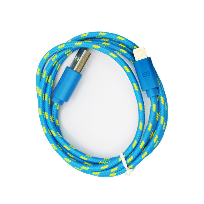 Cable USB a Lightning, cubierta textil trenzado