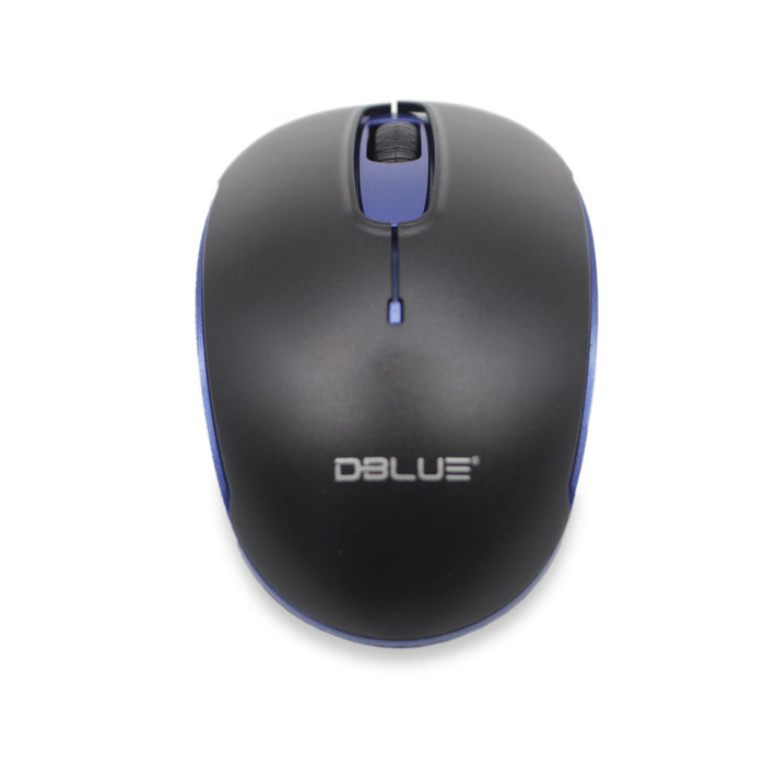 Mouse Inalámbrico Óptico 3D DBlue, 2.4 GHZ, 1000 DPI