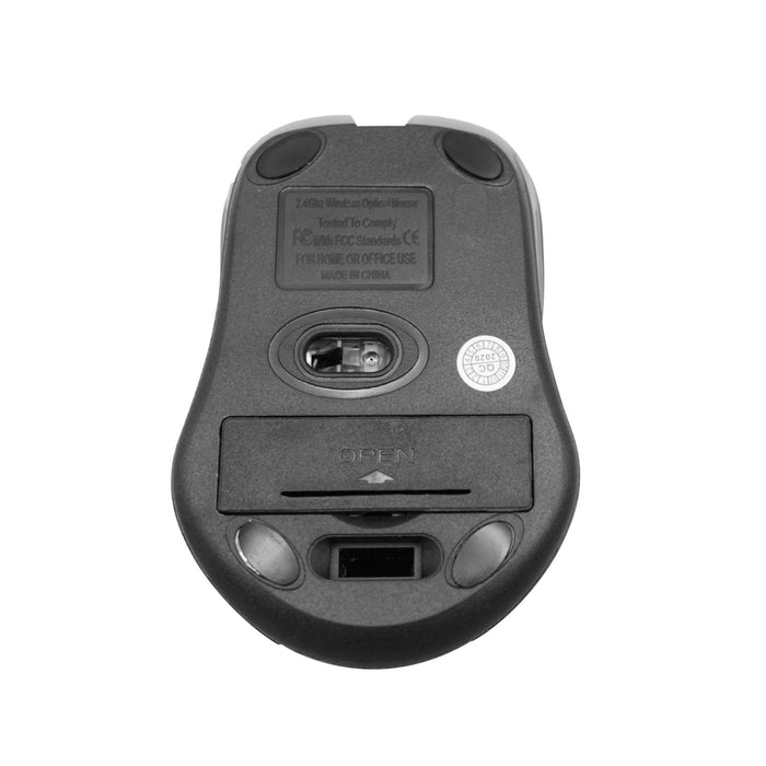 Mouse Inalámbrico Óptico 3D DBlue 2.4GHZ, 800 DPI. 3 botones