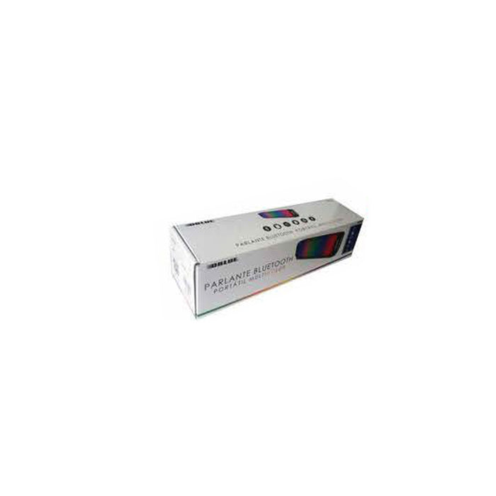 Parlante portátil Inalámbrico BT Multicolor SD/FM