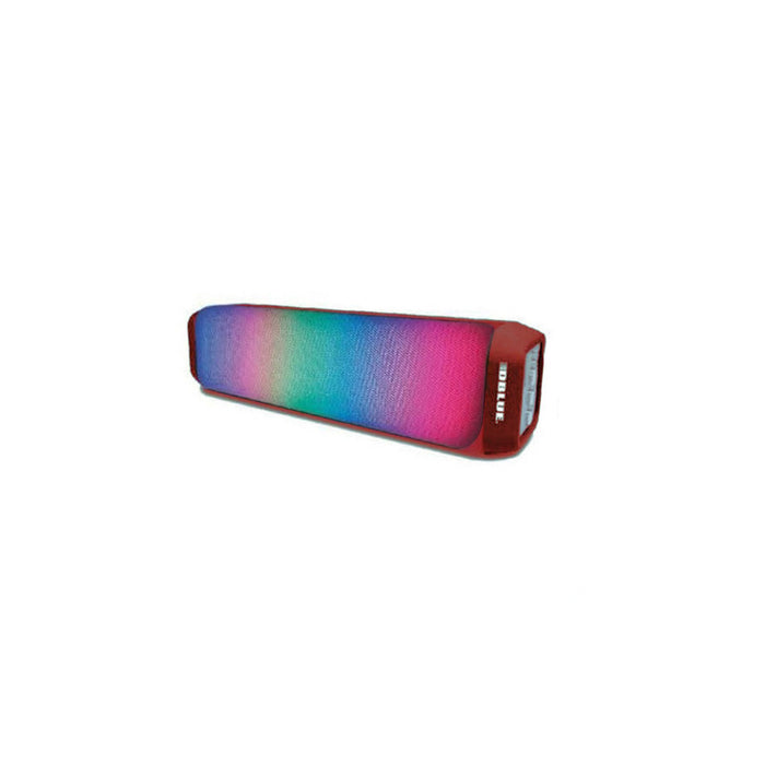Parlante portátil Inalámbrico BT Multicolor SD/FM