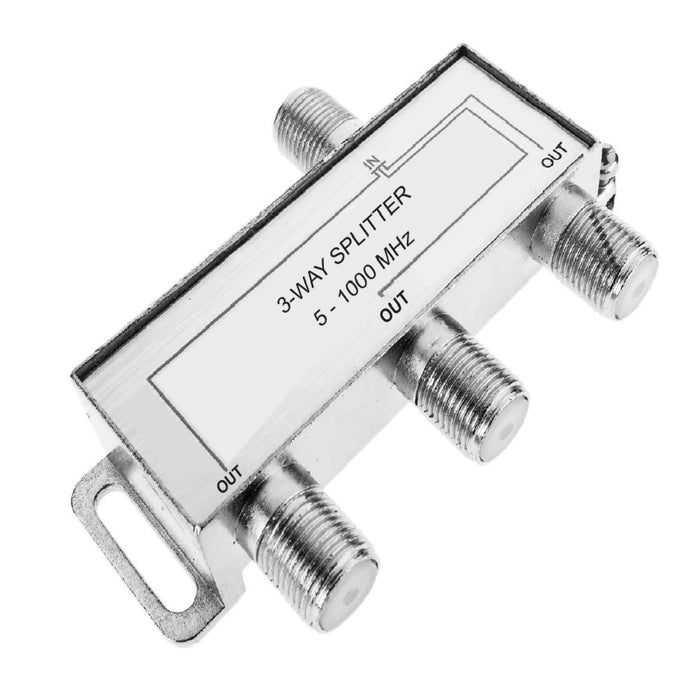Splitter coaxial televisión, 3 salidas, 2400 MHz, DBlue
