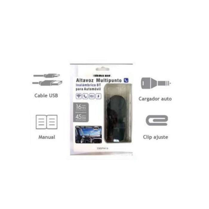 Manos Libres DBlue Bt V3.0, Diseño De Clip