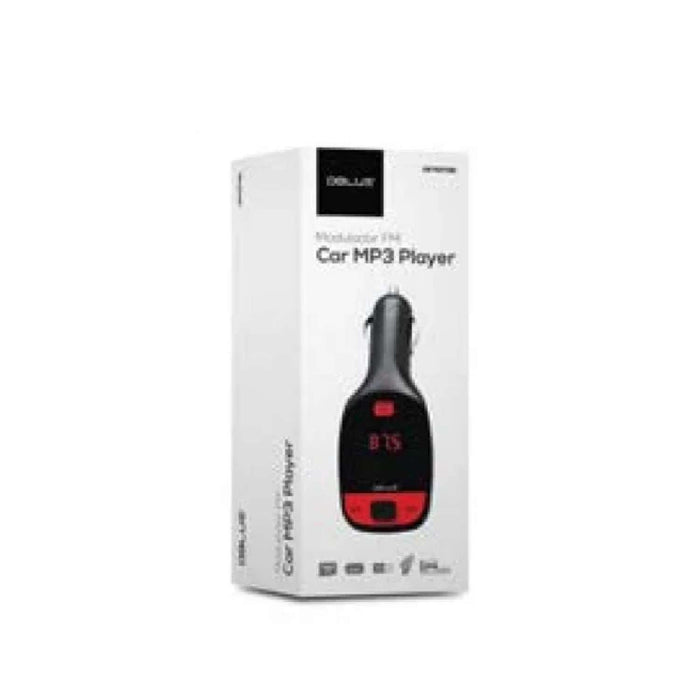 Transmisor Fm De Mp3/Sd/USB/ Pantalla Led Black