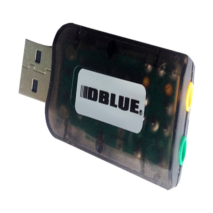 Tarjeta de sonido DBlue USB/Jack 3.5mm black