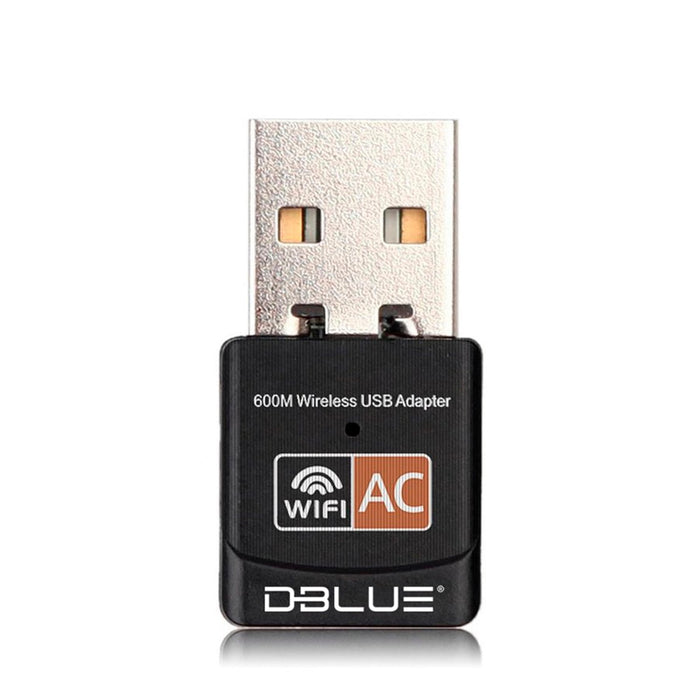 Adaptador Wifi DBlue banda dual, 600 Mbps, USB 2.0, 5GHZ