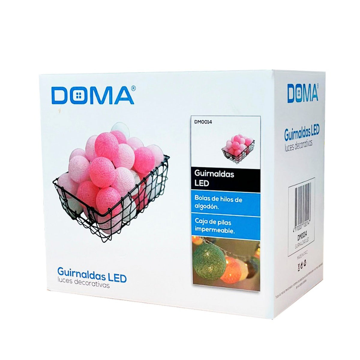 Guirnalda USB 3mts 20 paz Doma, Luz blanca cálida