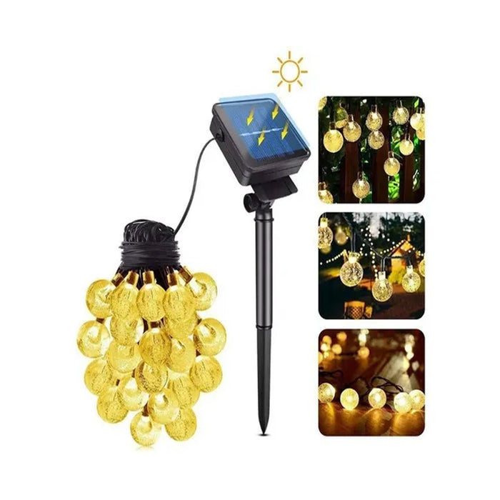 Guirnalda Doma Led 20 Piezas, Solar