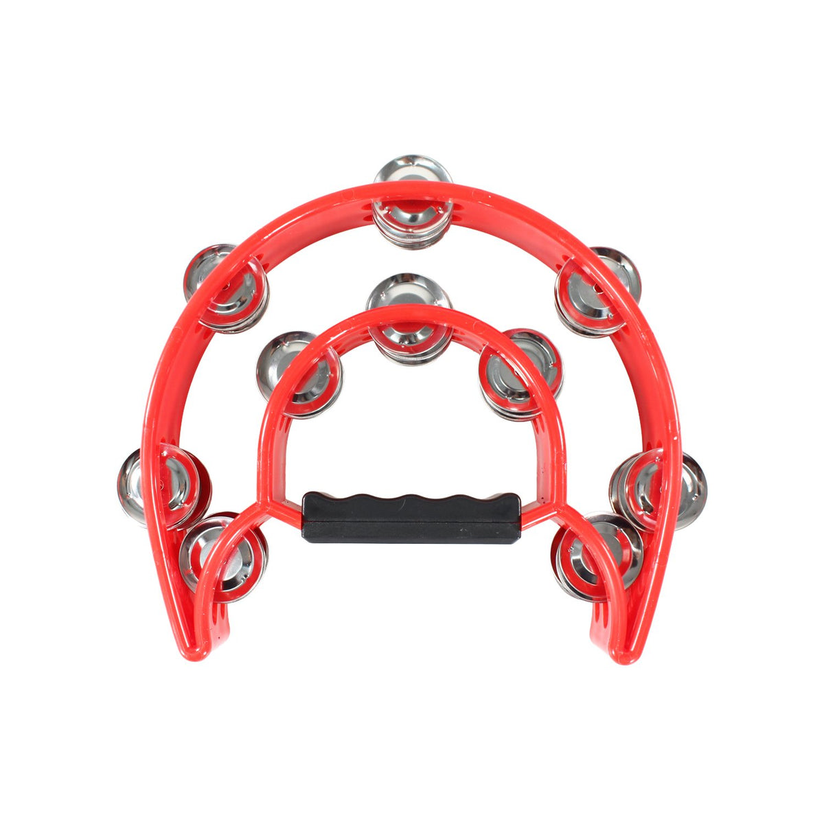 Pandero Hendrix Media Luna color rojo