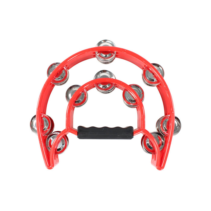 Pandero Hendrix Media Luna color rojo