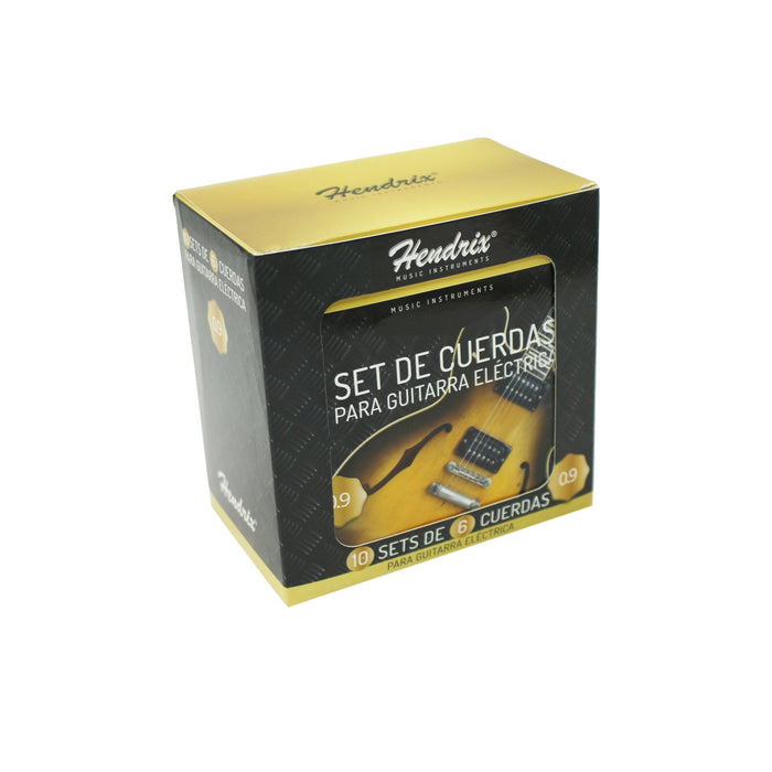 Set Cuerdas Hendrix Guitarra Eléctrica 10 Un