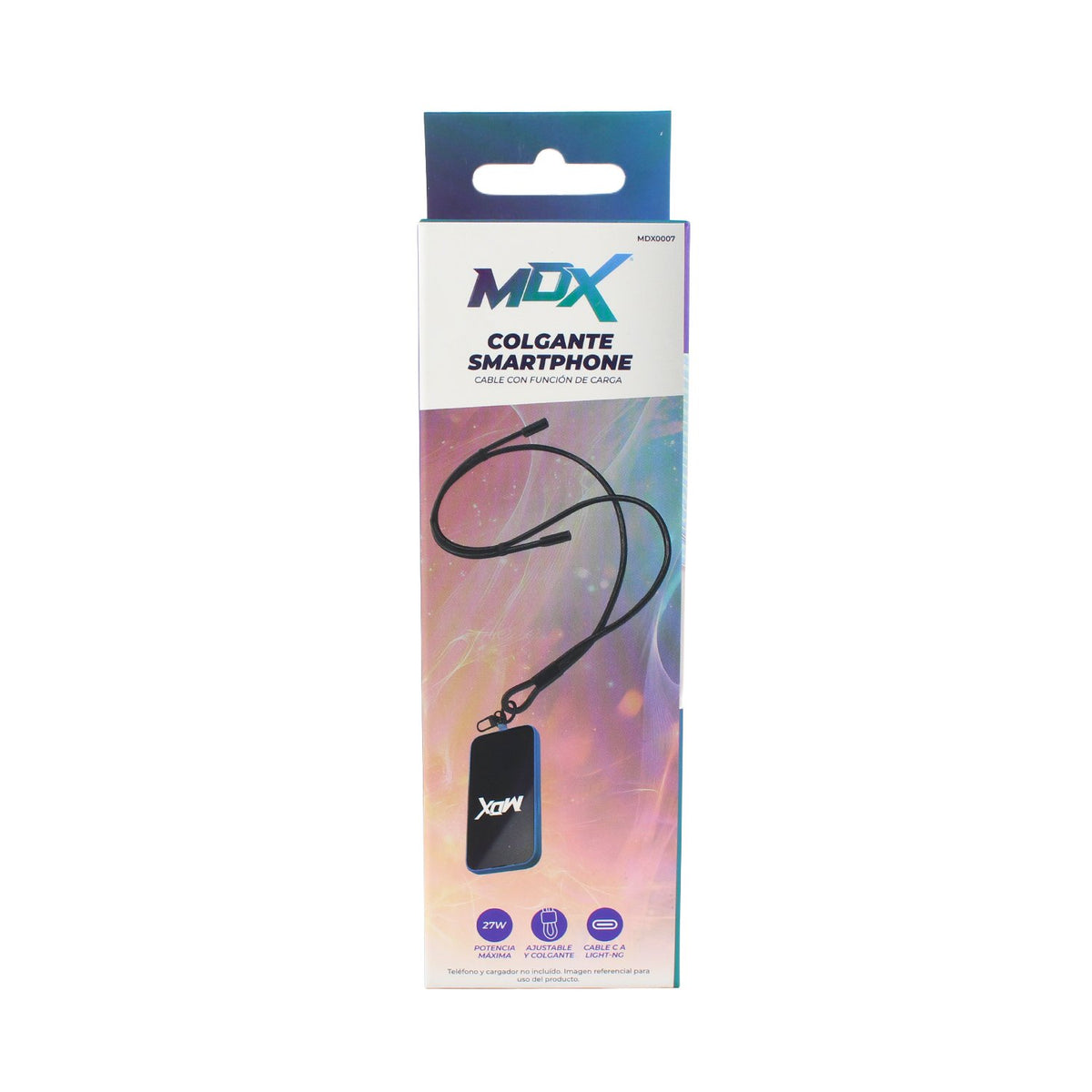 Cable MDX para Celular USB c a corriente blue