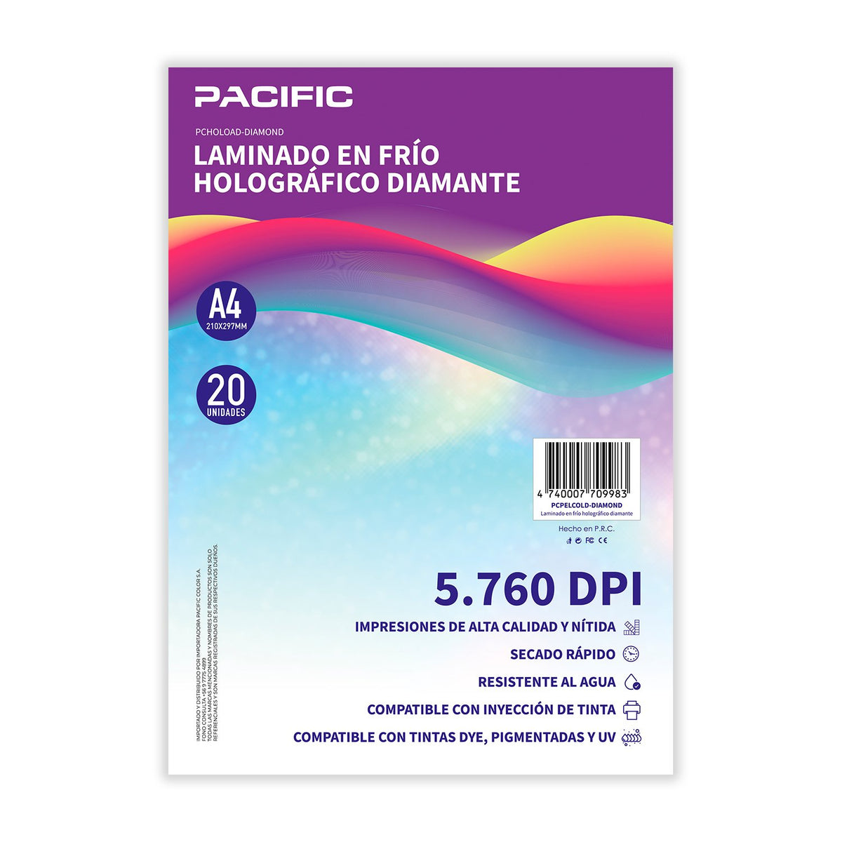 Laminado en frío holográfico diamante