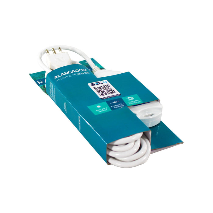 Alargador 4 entradas 5 mts Raimax