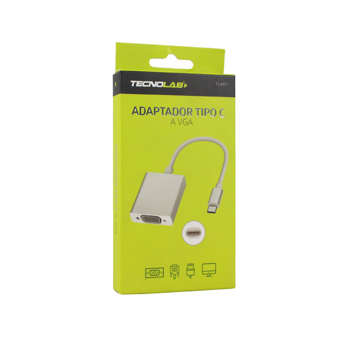 Adaptador tipo c a VGA Tecnolab