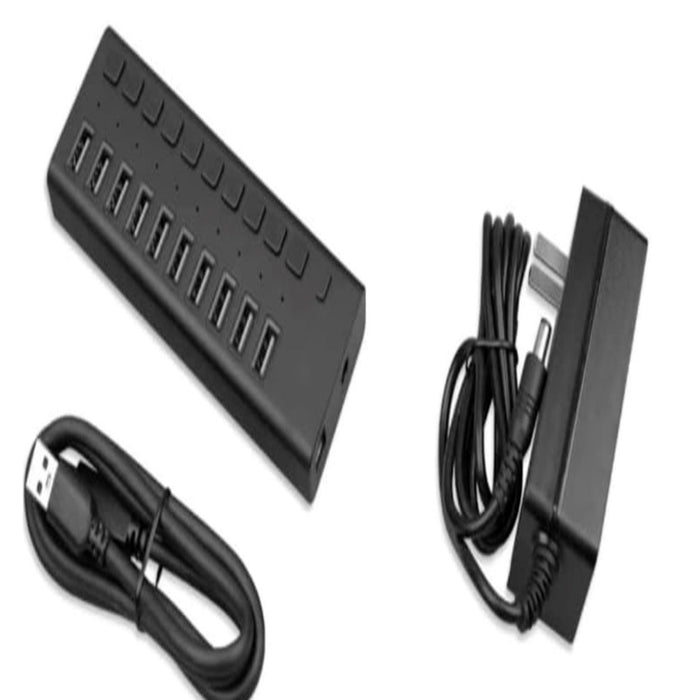 Hub Tecnolab USB 3.0 10 puertos 12V