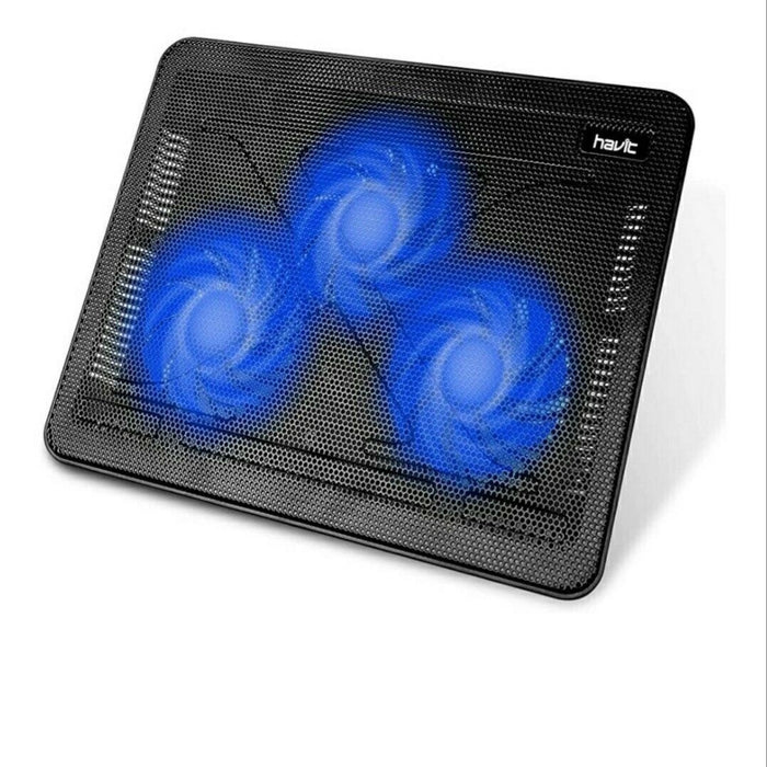 Ventilador Tecnolab notebook 2 puertos USB blue