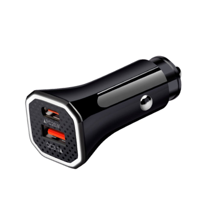 Cargador de Auto Carga Rápida PD + USB 3.0 - 38W