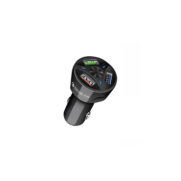 Cargador Tecnolab automóvil carga rápida 3 puertos USB