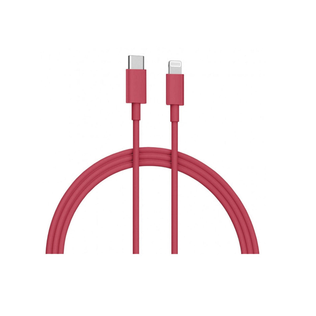 Cable Tipo C a Lightning rojo