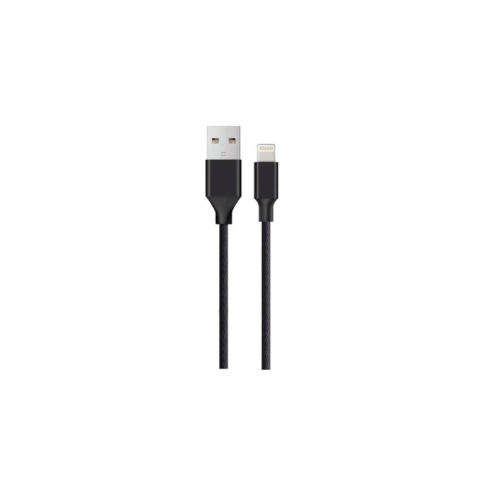 Cable USB Lightning. Color negro. 3mts - Box