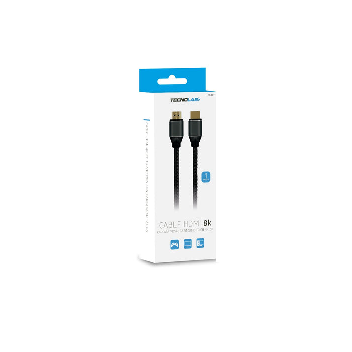Cable Hdmi V2.1 - 8K 1Mt, Macho-Macho