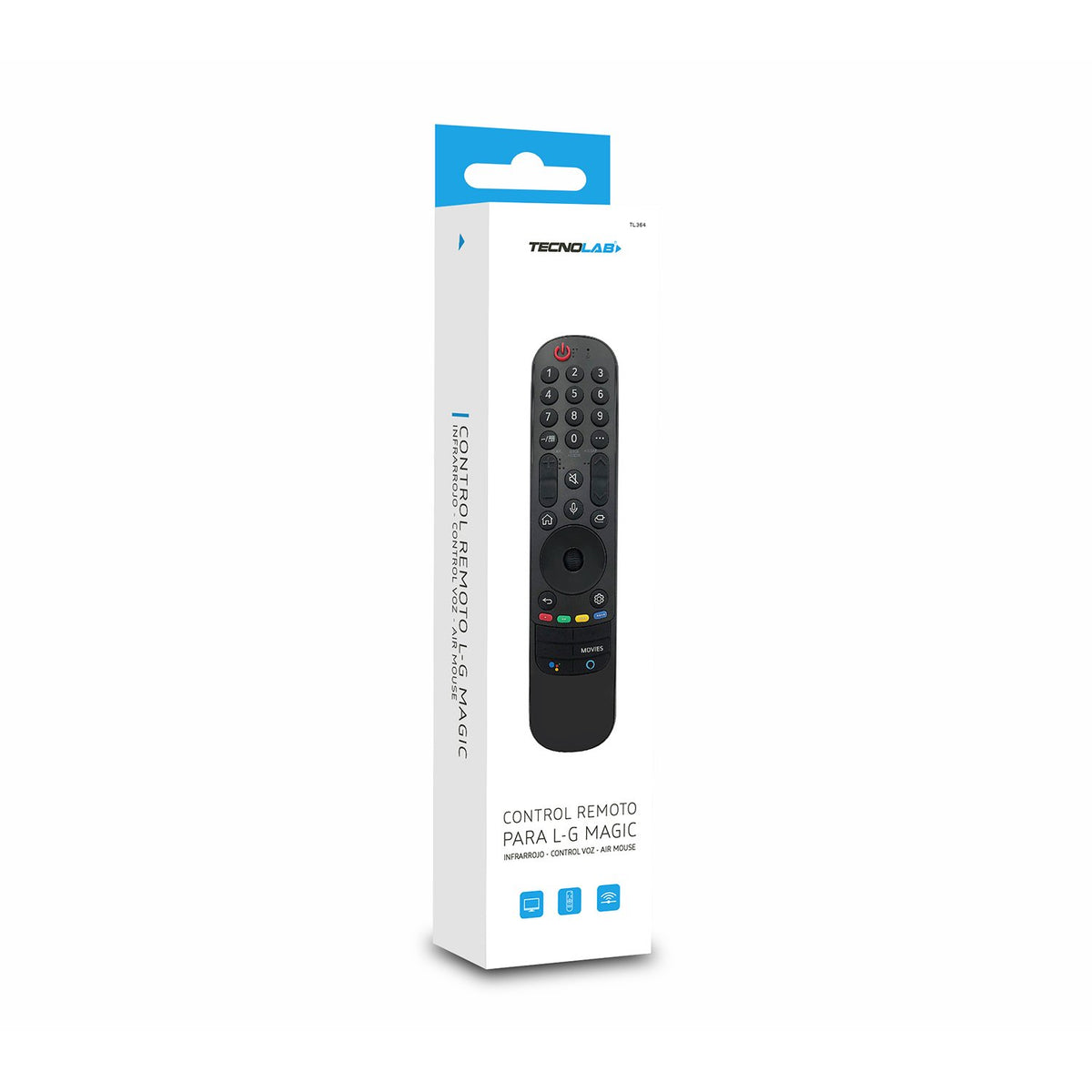 Control remoto Tecnolab compatible TV LG MAGIC.