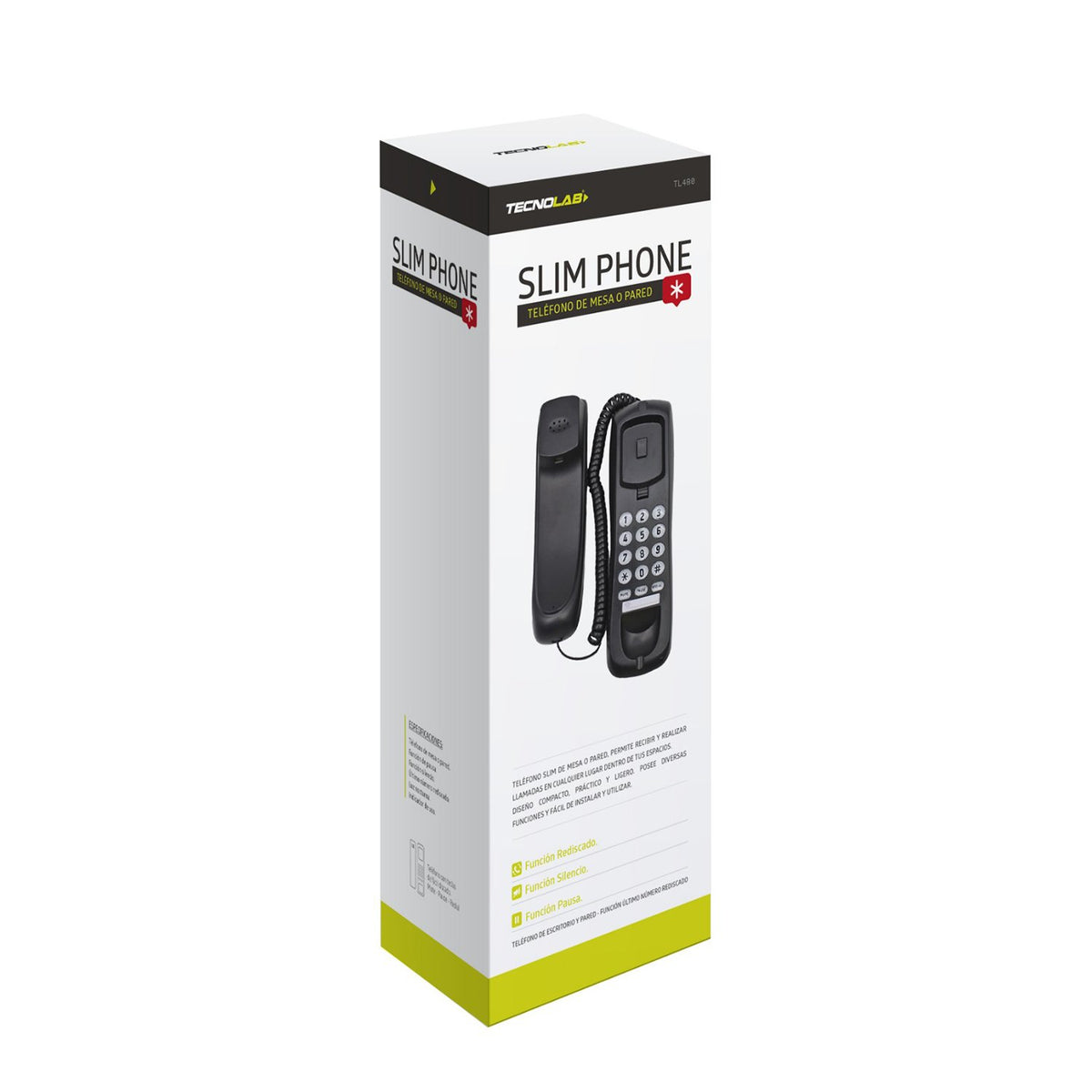 Teléfono Tecnolab de sobremesa diseño compacto
