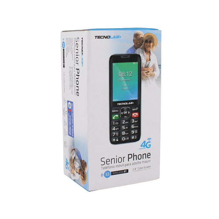 Teléfono senior sim dual blue