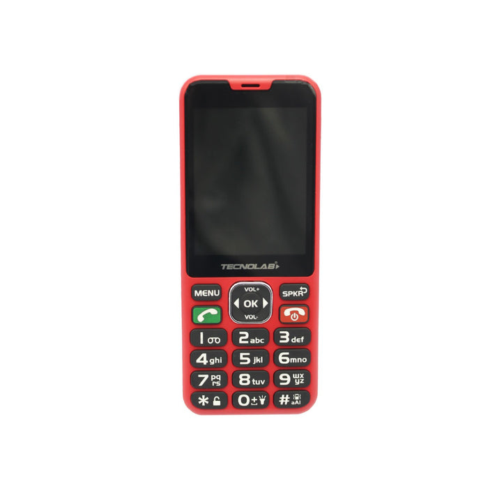 Teléfono senior sim dual red
