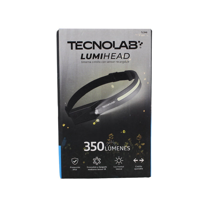 Linterna Tecnolab Led recargable USB con Sensor,