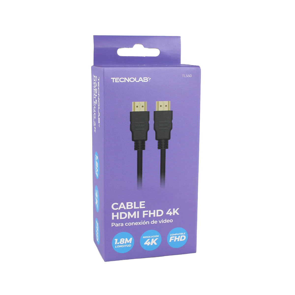 Cable HDMI 1,8M blíster