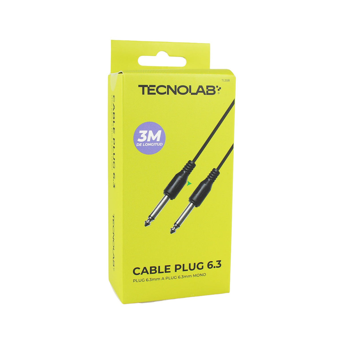 Cable mono 6,3mm 3mts