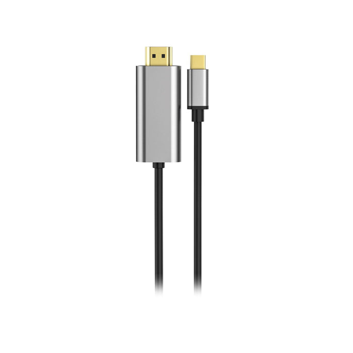 Cable Tipo C A HDMI, 2mts, Carcasa Metálica 4K