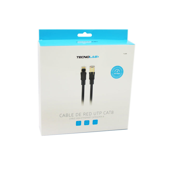 Cable UTP Cat8 - Velocidad 40Gbps. 2000Mhz. - 10mts