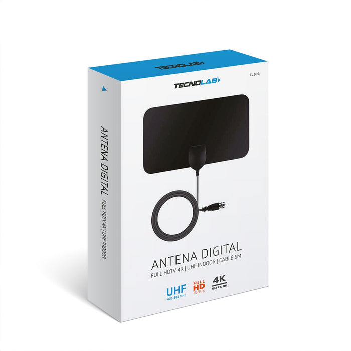 Antena digital Tecnolab exterior 3mt black