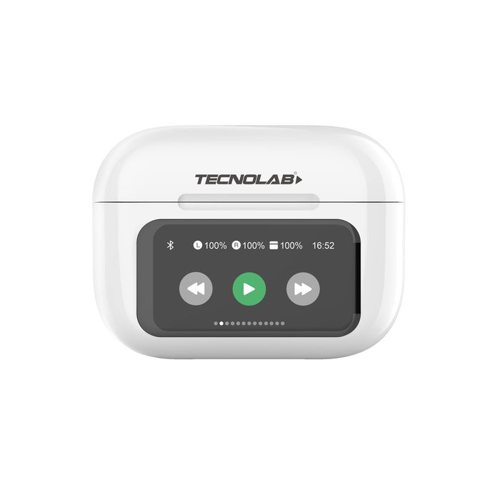 Audífono Tecnolab touch, BT, tipo C 10 m alcance