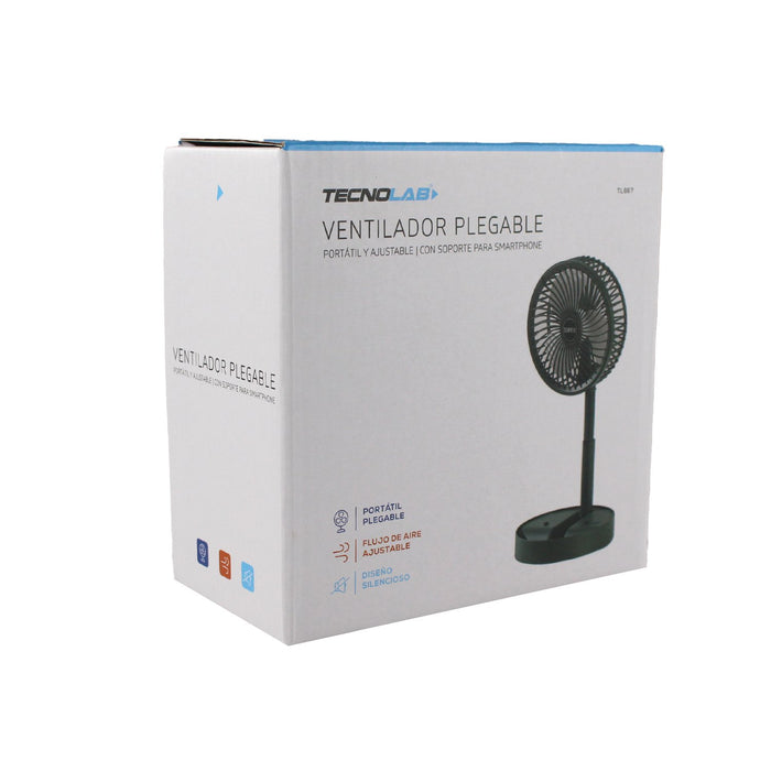 Ventilador Tecnolab portátil ajustable silencioso