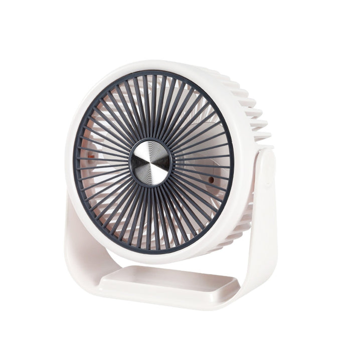 Ventilador Tecnolab portátil, USB recargable White
