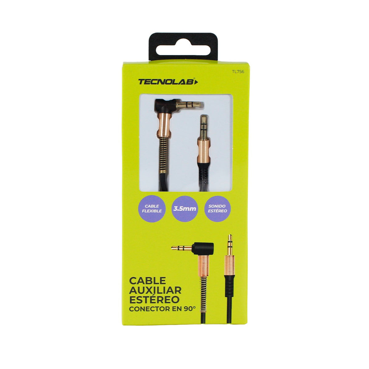 Cable Tecnolab auxiliar 3.5mm