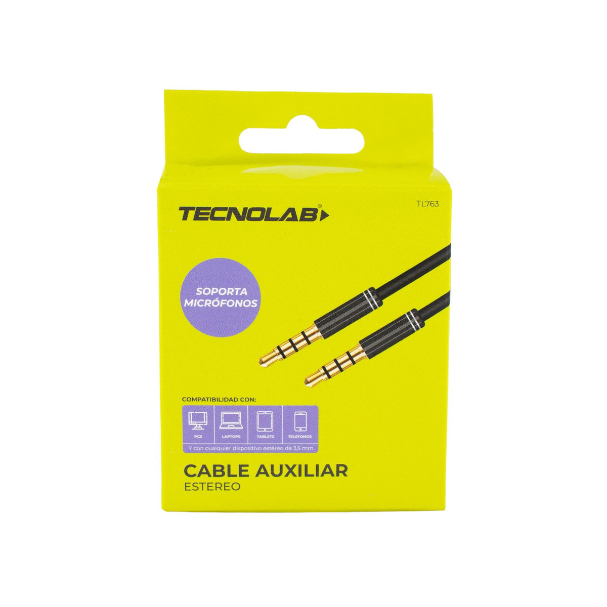 Cable Tecnolab Auxiliar 3.5Mm