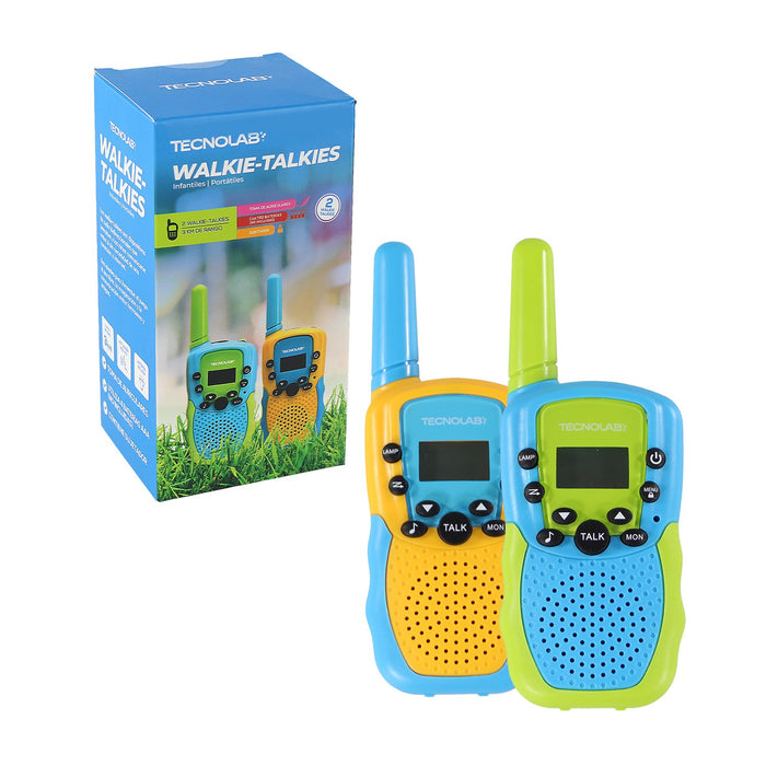Walkie Talkie para niños cobertura de 3km Tecnolab