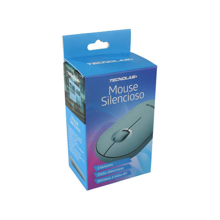 Mouse Silencioso Tecnolab BT Blue