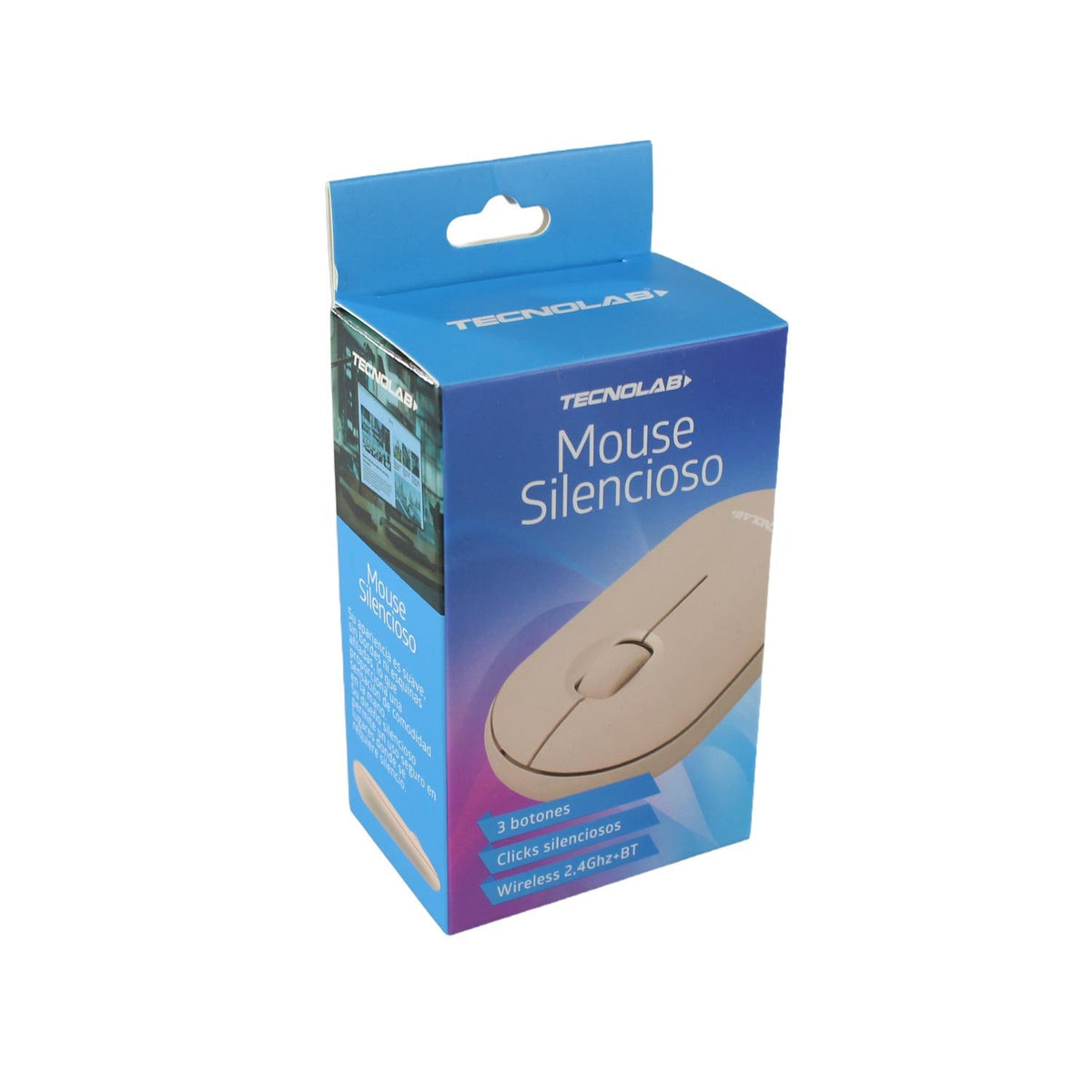 Mouse Silencioso Tecnolab BT Pink