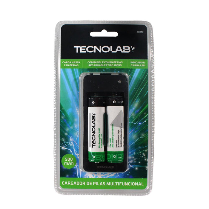 Cargador Dual para Baterías 18650 Tecnolab