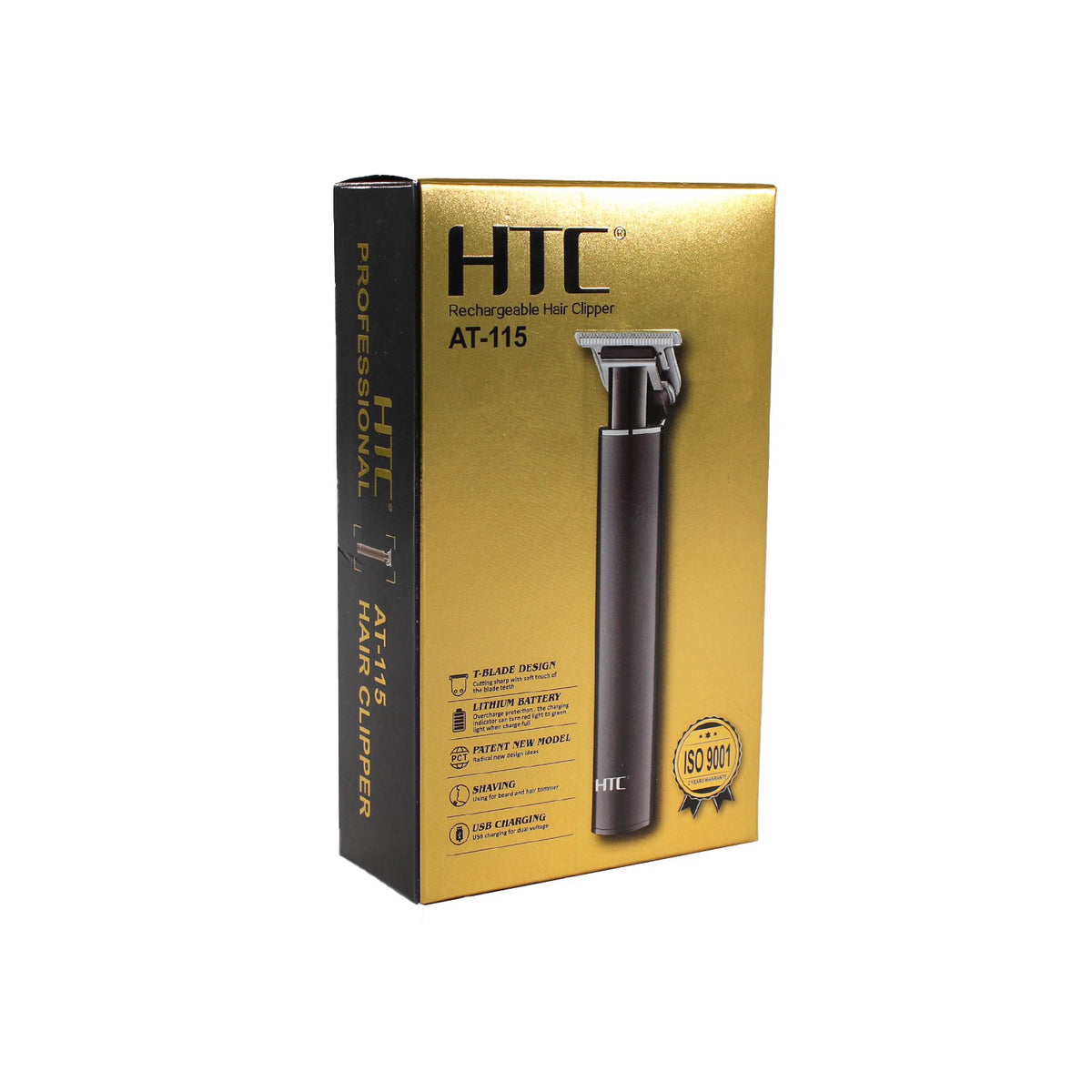 Cortadora de pelo HTC inalámbrica, 600 mAh